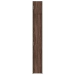 vidaXL Dulap depozitare slim stejar maro 30x42,5x225 cm lemn prelucrat vidaXL Dulap depozitare slim stejar maro 30x42,5x225 cm lemn prelucrat