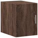 vidaXL Dulap depozitare slim stejar maro 30x42,5x225 cm lemn prelucrat vidaXL Dulap depozitare slim stejar maro 30x42,5x225 cm lemn prelucrat
