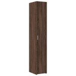 vidaXL Dulap depozitare slim stejar maro 30x42,5x225 cm lemn prelucrat vidaXL Dulap depozitare slim stejar maro 30x42,5x225 cm lemn prelucrat
