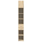 vidaXL Dulap depozitare slim stejar sonoma 30x42,5x225cm lemn compozit