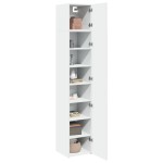 vidaXL Dulap depozitare slim alb 40x42,5x225 cm lemn prelucrat
