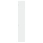 vidaXL Dulap depozitare slim alb 40x42,5x225 cm lemn prelucrat