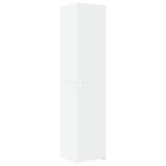 vidaXL Dulap depozitare slim alb 40x42,5x225 cm lemn prelucrat