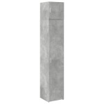 vidaXL Dulap depozitare slim gri beton 40x42,5x225 cm lemn prelucrat
