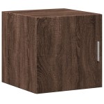 vidaXL Dulap depozitare slim stejar maro 40x42,5x225 cm lemn prelucrat vidaXL Dulap depozitare slim stejar maro 40x42,5x225 cm lemn prelucrat