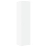 vidaXL Dulap depozitare slim alb 45x42,5x225 cm lemn prelucrat