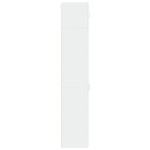 vidaXL Dulap depozitare slim alb 45x42,5x225 cm lemn prelucrat