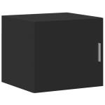 vidaXL Dulap depozitare slim negru 45x42,5x225 cm lemn prelucrat