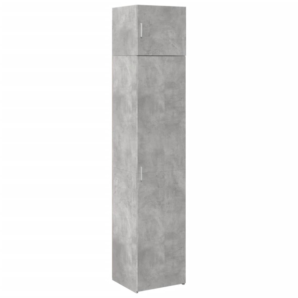 vidaXL Dulap depozitare slim gri beton 45x42,5x225 cm lemn prelucrat