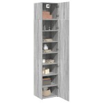 vidaXL Dulap depozitare slim sonoma gri 45x42,5x225 cm lemn prelucrat