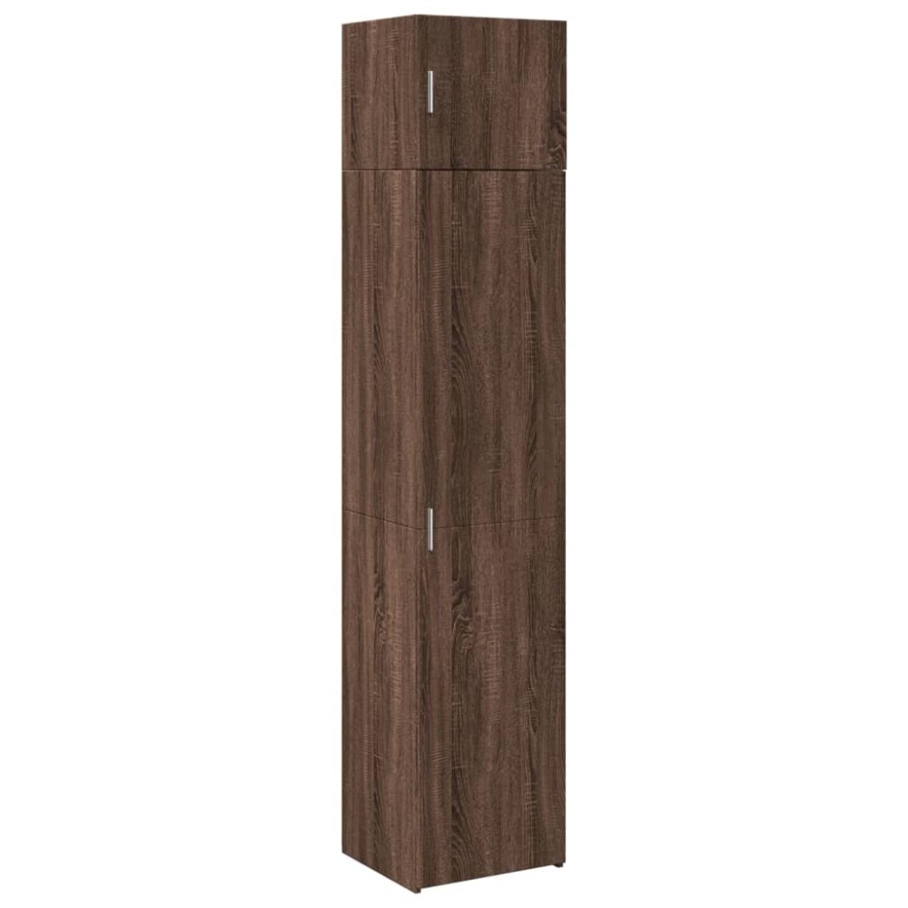 vidaXL Dulap depozitare slim stejar maro 45x42,5x225 cm lemn prelucrat