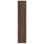 vidaXL Dulap depozitare slim stejar maro 45x42,5x225 cm lemn prelucrat vidaXL Dulap depozitare slim stejar maro 45x42,5x225 cm lemn prelucrat