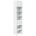 vidaXL Dulap depozitare slim alb 45x42,5x225 cm lemn prelucrat