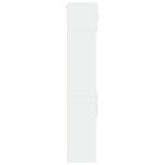 vidaXL Dulap depozitare slim alb 45x42,5x225 cm lemn prelucrat