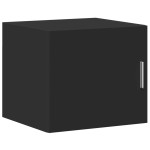 vidaXL Dulap depozitare slim negru 45x42,5x225 cm lemn prelucrat
