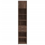 vidaXL Dulap depozitare slim stejar maro 45x42,5x225 cm lemn prelucrat