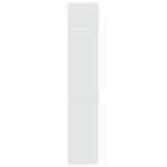 vidaXL Dulap depozitare slim alb 50x42,5x225 cm lemn prelucrat vidaXL Dulap depozitare slim alb 50x42,5x225 cm lemn prelucrat