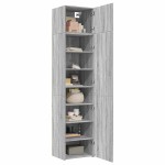 vidaXL Dulap depozitare slim sonoma gri 50x42,5x225 cm lemn prelucrat vidaXL Dulap depozitare slim sonoma gri 50x42,5x225 cm lemn prelucrat