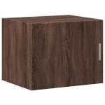 vidaXL Dulap depozitare slim stejar maro 50x42,5x225 cm lemn prelucrat vidaXL Dulap depozitare slim stejar maro 50x42,5x225 cm lemn prelucrat