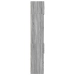 vidaXL Dulap depozitare slim sonoma gri 50x42,5x225 cm lemn prelucrat