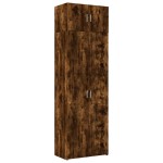 vidaXL Dulap depozitare stejar fumuriu 70x42,5x225 cm lemn prelucrat