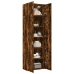 vidaXL Dulap depozitare stejar fumuriu 70x42,5x225 cm lemn prelucrat