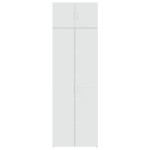 vidaXL Dulap de depozitare, alb, 70x42,5x225 cm, lemn prelucrat