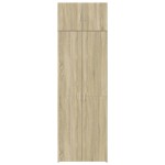 vidaXL Dulap de depozitare, stejar sonoma, 70x42,5x225, lemn prelucrat