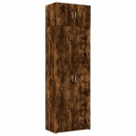 vidaXL Dulap depozitare stejar fumuriu 70x42,5x225 cm lemn prelucrat vidaXL Dulap depozitare stejar fumuriu 70x42,5x225 cm lemn prelucrat