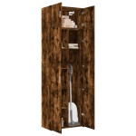 vidaXL Dulap depozitare stejar fumuriu 70x42,5x225 cm lemn prelucrat vidaXL Dulap depozitare stejar fumuriu 70x42,5x225 cm lemn prelucrat