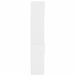 vidaXL Dulap de depozitare, alb, 70x42,5x225 cm, lemn prelucrat