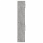 vidaXL Dulap de depozitare, gri beton, 70x42,5x225 cm, lemn prelucrat