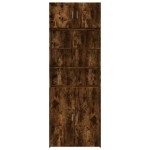 vidaXL Dulap depozitare stejar fumuriu 80x42,5x225 cm lemn prelucrat vidaXL Dulap depozitare stejar fumuriu 80x42,5x225 cm lemn prelucrat