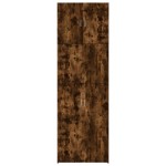 vidaXL Dulap înalt, stejar fumuriu, 80x42,5x249 cm, lemn prelucrat vidaXL Dulap înalt, stejar fumuriu, 80x42,5x249 cm, lemn prelucrat