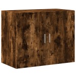 vidaXL Dulap înalt, stejar fumuriu, 80x42,5x249 cm, lemn prelucrat vidaXL Dulap înalt, stejar fumuriu, 80x42,5x249 cm, lemn prelucrat