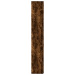 vidaXL Dulap înalt, stejar fumuriu, 80x42,5x249 cm, lemn prelucrat vidaXL Dulap înalt, stejar fumuriu, 80x42,5x249 cm, lemn prelucrat