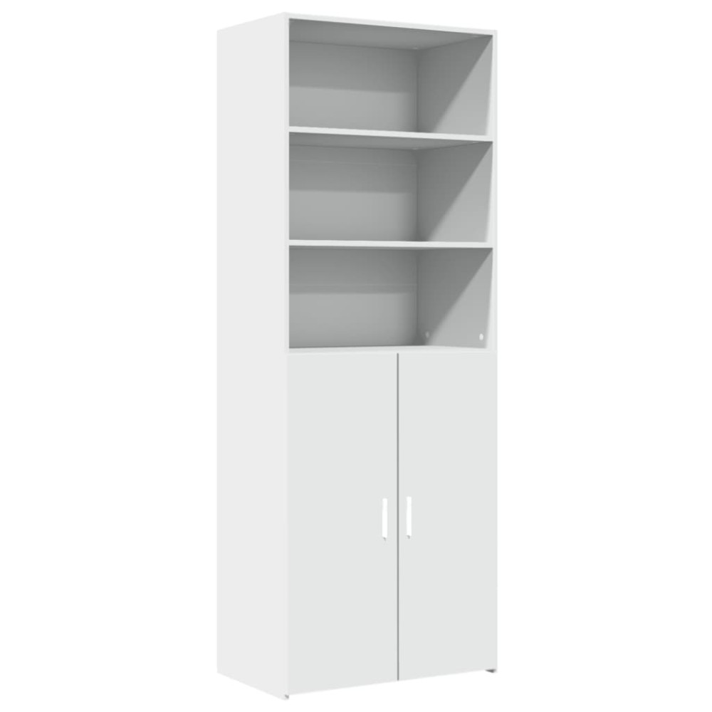 vidaXL Dulap înalt, alb, 70x42,5x185 cm, lemn prelucrat