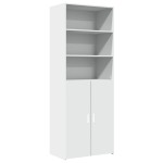 vidaXL Dulap înalt, alb, 70x42,5x185 cm, lemn prelucrat