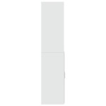 vidaXL Dulap înalt, alb, 70x42,5x185 cm, lemn prelucrat