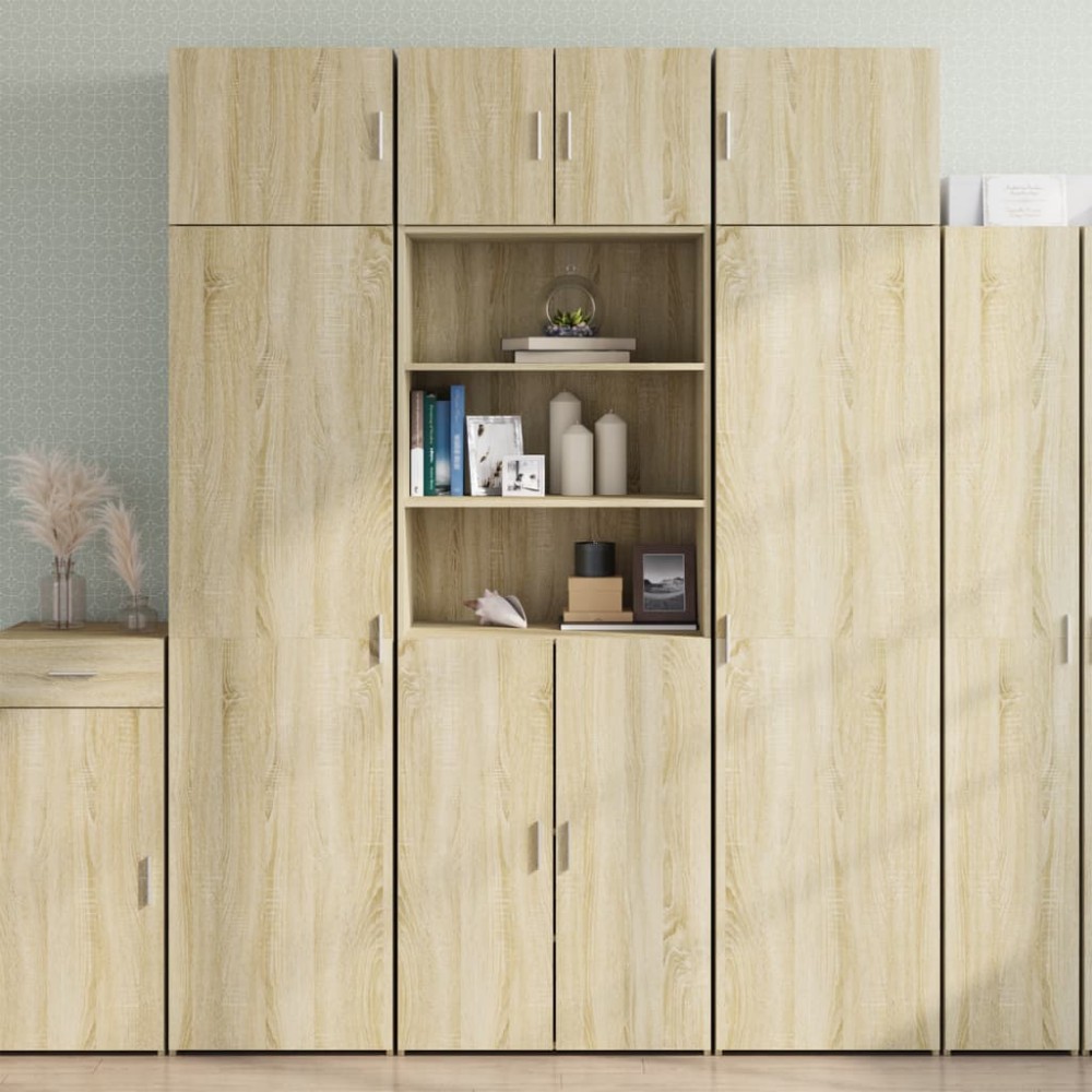 vidaXL Dulap înalt, stejar sonoma, 70x42,5x185 cm, lemn prelucrat