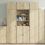 vidaXL Dulap înalt, stejar sonoma, 70x42,5x185 cm, lemn prelucrat