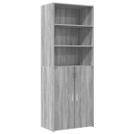vidaXL Dulap înalt, gri sonoma, 70x42,5x185 cm, lemn prelucrat
