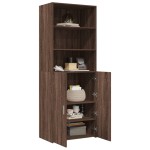 vidaXL Dulap înalt, stejar maro, 70x42,5x185 cm, lemn prelucrat vidaXL Dulap înalt, stejar maro, 70x42,5x185 cm, lemn prelucrat