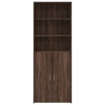 vidaXL Dulap înalt, stejar maro, 70x42,5x185 cm, lemn prelucrat vidaXL Dulap înalt, stejar maro, 70x42,5x185 cm, lemn prelucrat