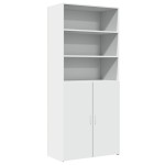 vidaXL Dulap înalt, alb, 80x42,5x185 cm, lemn prelucrat