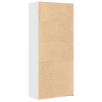 vidaXL Dulap înalt, alb, 80x42,5x185 cm, lemn prelucrat