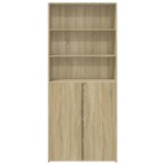vidaXL Dulap înalt, stejar sonoma, 80x42,5x185 cm, lemn prelucrat vidaXL Dulap înalt, stejar sonoma, 80x42,5x185 cm, lemn prelucrat
