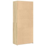 vidaXL Dulap înalt, stejar sonoma, 80x42,5x185 cm, lemn prelucrat vidaXL Dulap înalt, stejar sonoma, 80x42,5x185 cm, lemn prelucrat
