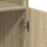 vidaXL Dulap înalt, stejar sonoma, 80x42,5x185 cm, lemn prelucrat vidaXL Dulap înalt, stejar sonoma, 80x42,5x185 cm, lemn prelucrat