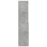 vidaXL Dulap înalt, gri beton, 80x42,5x185 cm, lemn prelucrat